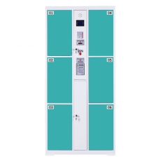 6门存包柜     850mm*460mm*1800mm