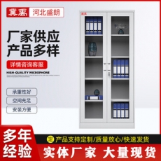 整体对开文件柜     900mm*390mm*1850mm